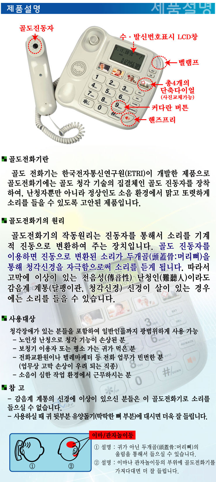 골도전화기 OP-201